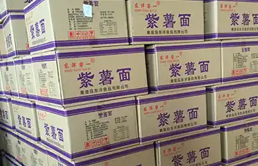 Bənövşəyi şirin kartof əriştə tortları dərin qızardılırmı? Dongyang Foods, qızardılmayan bir prosesdən istifadə edir.
